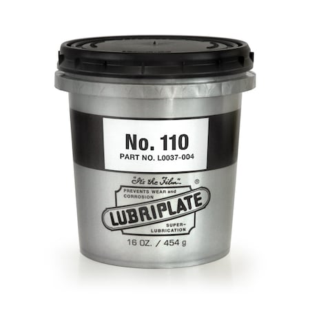 Lubriplate No. 110, 12 Oz Tubs, Shoe Brake Grease, PK12 L0037-004